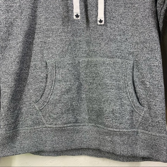 CANADIANA‎ Gray Melange Canada Pull-Over Hoodie - Picture 3 of 11